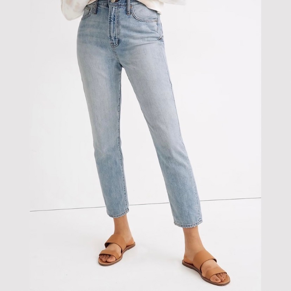 Madewell Curvy Perfect Vintage Jean Womens 23 Light Wash